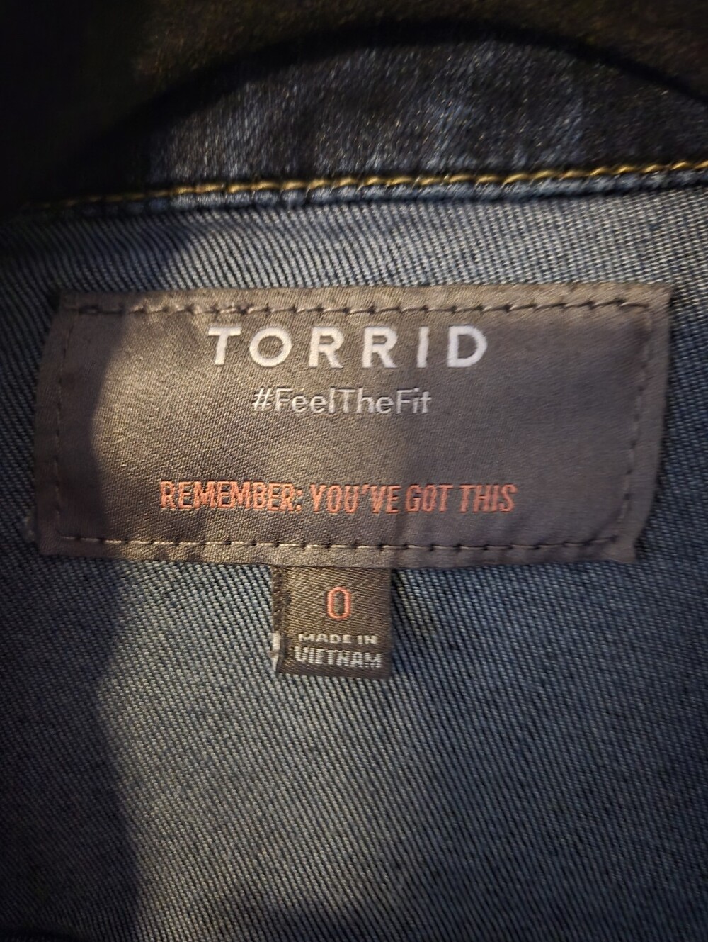 Torrid Denim Jacket Size 0 - Picture 2 of 5